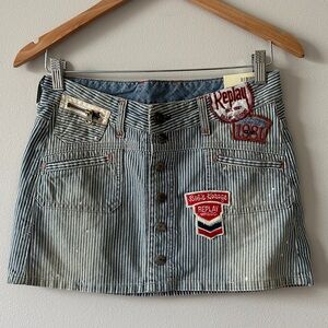 Replay denim skirt